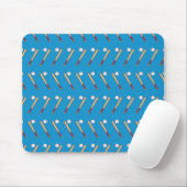 Baseball-Bat mit Kugelmuster Mousepad (Mit Mouse)