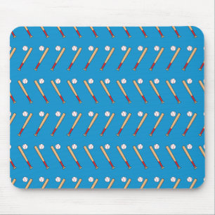 Baseball-Bat mit Kugelmuster Mousepad