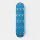 Baseball-Bat mit Kugelmuster Skateboard (Vorne)