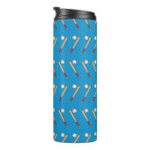Baseball-Bat mit Kugelmuster Thermosbecher (Nach rechts gedreht)