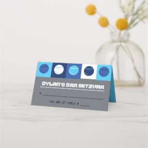 BASEBALL Bat Mitzvah Table Escort Card Platzkarte