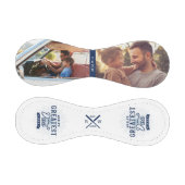 Baseball Bat Monogram & Foto, der größte Vater der (Paneele)