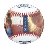 Baseball Bat Monogram & Foto, der größte Vater der (Vorderseite)