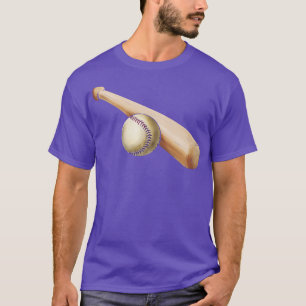 Baseball-Bat und Ball T-Shirt