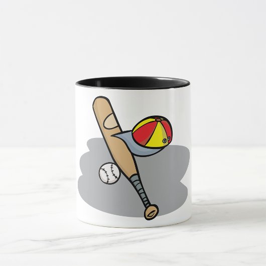 Baseball-Bat- und Ball-Tasse Tasse