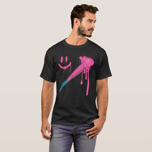 Baseball Bat with Sprinkles Drip Cool T-Shirt (Vorne ganz)