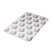 Baseball Bath Mat Badematte (Schrägansicht)
