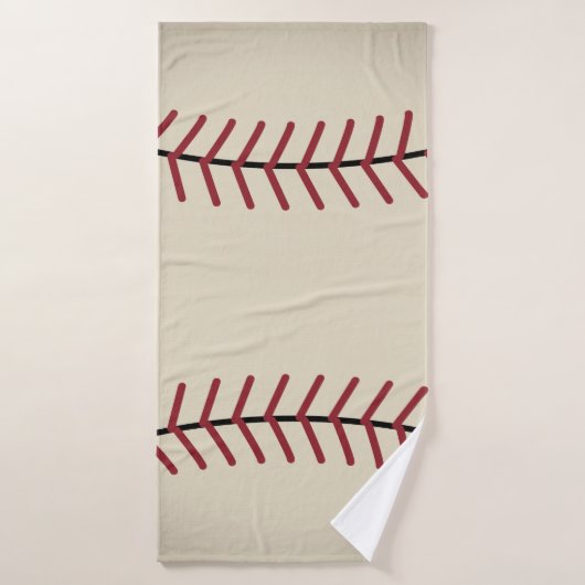 Baseball Bath Towel Badehandtuch (Badehandtuch)
