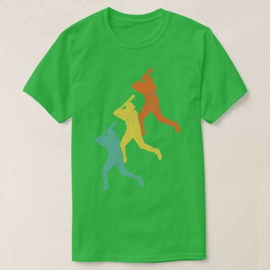 Baseball-Batter-Baseball-Player T-Shirt (Design vorne)