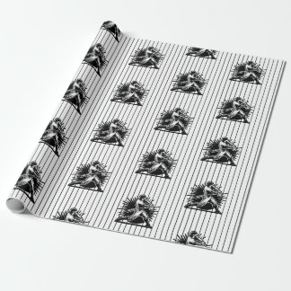Baseball Batter Birthday Wrapping Paper Geschenkpapier