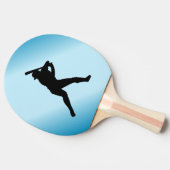 Baseball Batter Blue Sports Tischtennis Schläger (Seitenansicht)