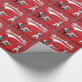 Baseball Batter Catcher Umpire-Geschenk Geschenkpapier (Ecke)