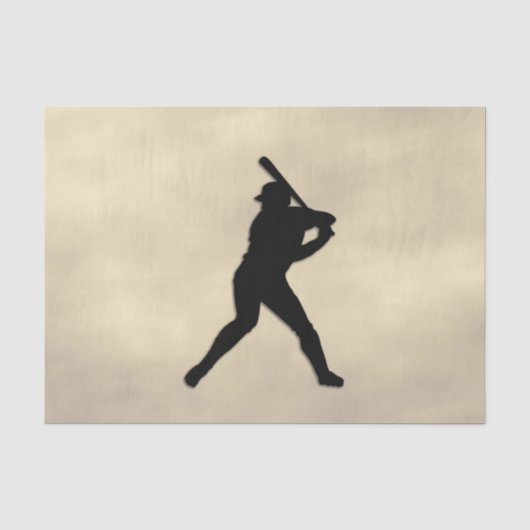 Baseball Batter hoch Seidenpapier (Vorderseite)