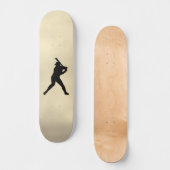 Baseball Batter hoch Skateboard (Vorderseite)