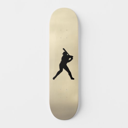 Baseball Batter hoch Skateboard (Vorderseite)