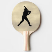 Baseball Batter hoch Tischtennis Schläger (Vorderseite)
