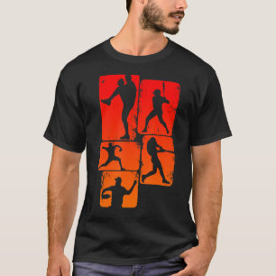 Baseball Batter Kids Boys Jugendmänner T-Shirt