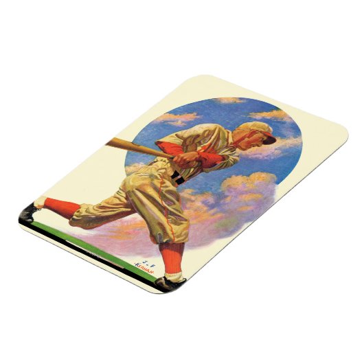 Baseball Batter Magnet (Linke Seite)