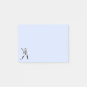Baseball Batter Post-it Klebezettel (Vorderseite)