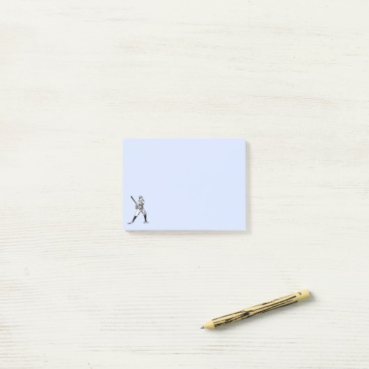 Baseball Batter Post-it Klebezettel (Auf Schreibtisch)