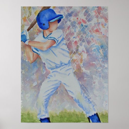Baseball Batter Poster (Vorne)