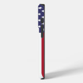 Baseball Batter und die amerikanische Flagge Case-Mate iPhone Hülle (Rückseite / Links)