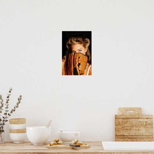 Baseball Beauty Poster (Küche)