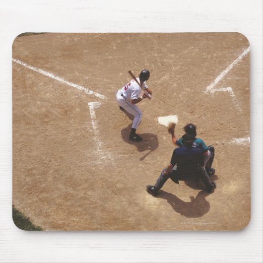 Baseball bei Zuhause Plate Mousepad (Vorne)