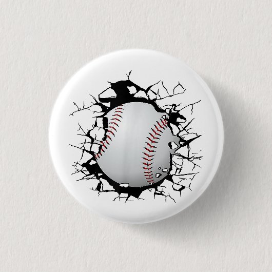 Baseball-Bekleidung - Baseball Button (Vorderseite)