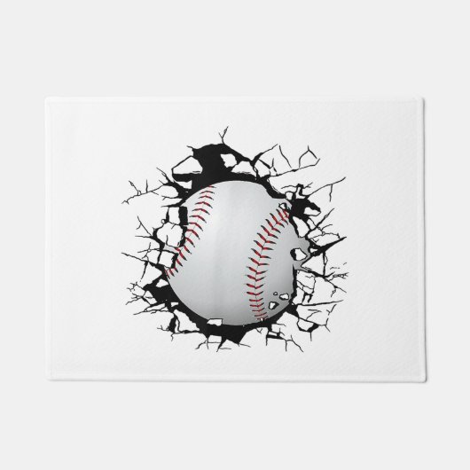 Baseball-Bekleidung - Baseball Fußmatte (Vorderseite)