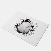 Baseball-Bekleidung - Baseball Fußmatte (Schrägansicht)
