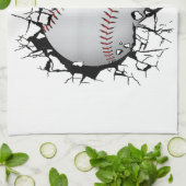 Baseball-Bekleidung - Baseball Geschirrtuch (Gefaltet)