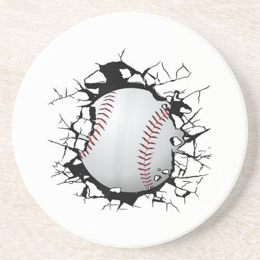 Baseball-Bekleidung - Baseball Getränkeuntersetzer (Vorne)