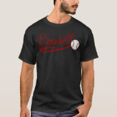 Baseball-Bekleidung Baseball Papa für s T-Shirt (Vorderseite)
