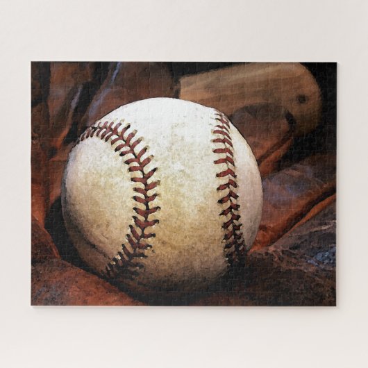 Baseball - Beliebte Sportart Digitale Illustration Puzzle (Horizontal)
