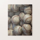 Baseball - Beliebter Sport Puzzle (Vertikal)