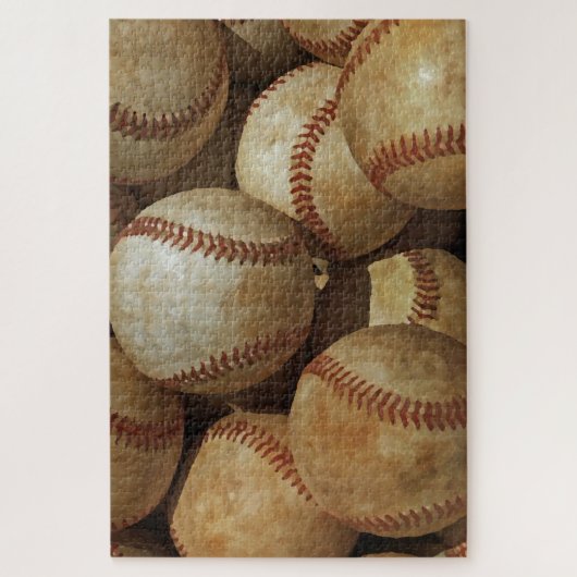Baseball - Beliebter Sport Puzzle (Vertikal)