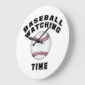 Baseball-Beobachtungszeit Große Wanduhr (Winkel)