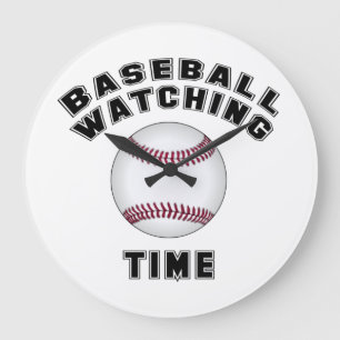 Baseball-Beobachtungszeit Große Wanduhr
