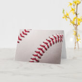 Baseball - besonders angefertigt karte (Gelbe Blume)
