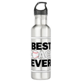 Baseball Best Coach je Sportwagen Geschenk Idee Edelstahlflasche