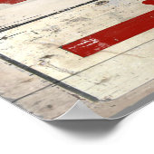 Baseball-Besucher-Locker Poster (Ecke)