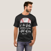 Baseball Bible Verse Niedlich Christlicher Psalm 9 T-Shirt (Vorne ganz)