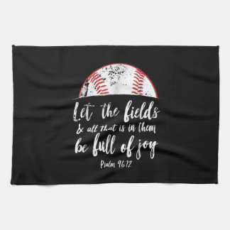 Baseball Bible Verse Niedlicher Christlicher Psalm Geschirrtuch
