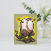 Baseball-Biest Postkarte (Stehend Vorderseite)