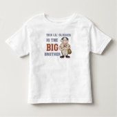 Baseball Big Brother Kleinkind T-shirt (Vorderseite)