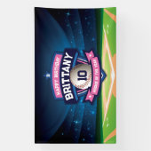 Baseball Birthday banner backdrop (Vertikal)
