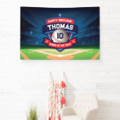 Baseball Birthday banner backdrop  (InSitu)