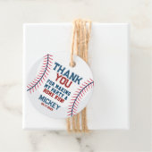 Baseball Birthday Danke Geschenkanhänger (Beispiel)