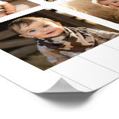 Baseball Birthday Foto Milestone Zeichen Poster (Ecke)